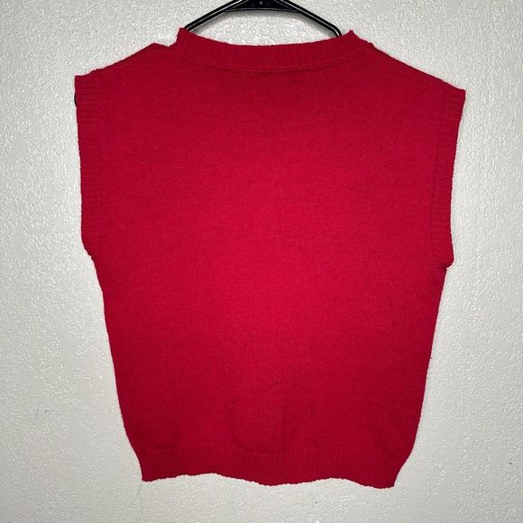 Vintage 80s Pendleton Wool Sheep Vest Small - Picture 4 of 5